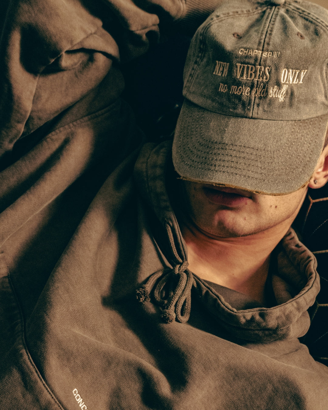 Distressed Grey Cap